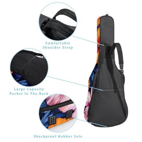 Housse universelle pour guitare acoustique étanche multicolore 101,6 cm
