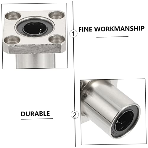 Mobestech 2 Peças Eixo De Guia Linear Acessórios Esportivos Rolamentos Lineares Extras Rolamentos Li