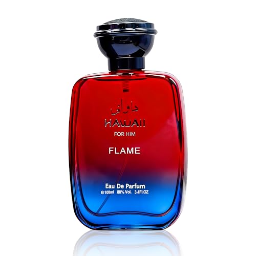 Image of AFLUXE Men's Eau de Parfum for Men Modern Woody Fresh Scent Cologne for Men|3.4 Fl Oz (100 ml)|Hawall For Him Flame