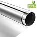 Window Film Sun Blocking, Heat Control Daytime Privacy One Way Mirror Glass Anti-UV Glare Static Cling Energy Saving Window Tint for Home and Office (Silver 35.4 inch x 6.5 feet x 2 Sheet)