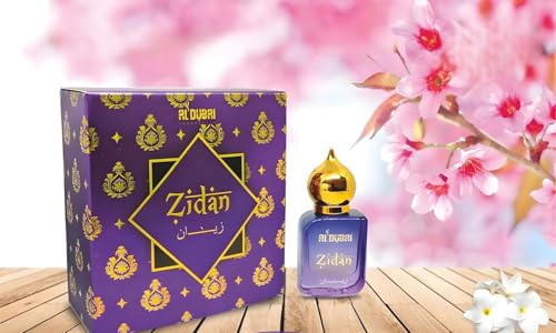 Image of Al Dubai Fragrances Roll-on Attar, Long Lasting, 9.9 ml (Zidan) Office, Travel & Special Occasions (Pack of 1)