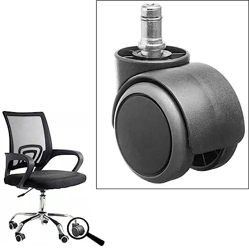 Kit c/ 5 Roda Rodinhas Para Cadeira Rodizios de Silicone Escritório Anti-Risco Resistente - Loja Brc