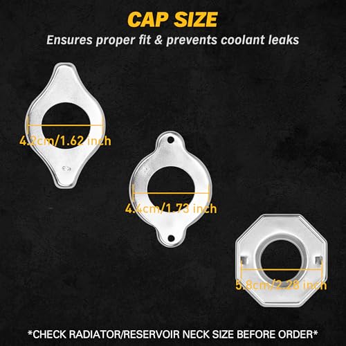 Image of ELEAD No-Spill Coolant Funnel Kit - 19-Piece Radiator Funnel burping kit, coolant Bleeder kit, Extra Funnels and Adapters for Universal Vehicle