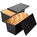 WOPPLXY 2 Stück Brotbackform mit Deckel, 450g Toastbrot Backform mit Deckel, Schwarz Kastenform Brot Antihaft für Brot, Toastbrot und Gebäck Baby,Schwarz günstig Kaufen-WOPPLXY 2 Stück Brotbackform mit Deckel, 450g Toastbrot Backform mit Deckel, Schwarz Kastenform Brot Antihaft für Brot, Toastbrot und Gebäck