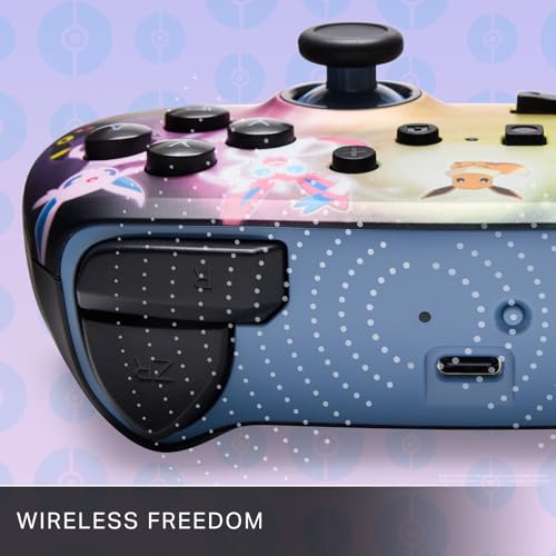 Image of PowerA Enhanced Wireless Controller for Nintendo Switch /Switch 2 / Switch Lite /OLED Model - Eevee Evolutions - Gamepad, game controller, Officially Licensed