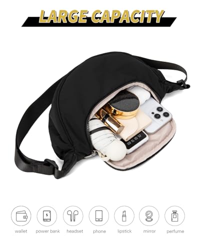 Crossbody Bags for Women Crescent Bag Nylon Sling Bag Purse with Adjustable Strap for Travel Daily4