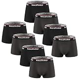 Natural Feelings Men's Underwear for Men's Boxer Briefs Trunks Cotton Boxer Briefs for Men 8-Pack L