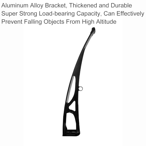 Auvent de porte avec support aluminium solide et toit polycarbonate haute résistance