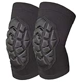 Knee Pads for Skating, Dance Kneepads for Football, Basketball, Skateboard, Workout Men - Lightweight & Elastic Gear Knee Sleeve for Wrestling, Volleyball, Climbing, Gardening, Flooring Women, Black L
