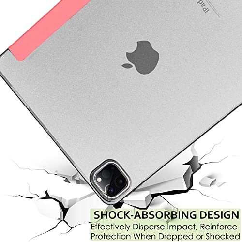 Image of DuraSafe Cases for iPad Pro 12.9 inch 6th 5th 4th Gen Case A2436 MHNF3HN /A MHNG3HN /A MNXR3HN /A MNXT3HN /A A2378 MHNF3HN /A MHNG3HN /A A2229 MY2H2HN /A MY2J2HN /A A2461 MHNH3HN /A MHNJ3HN /A MHNK3HN /A - Red