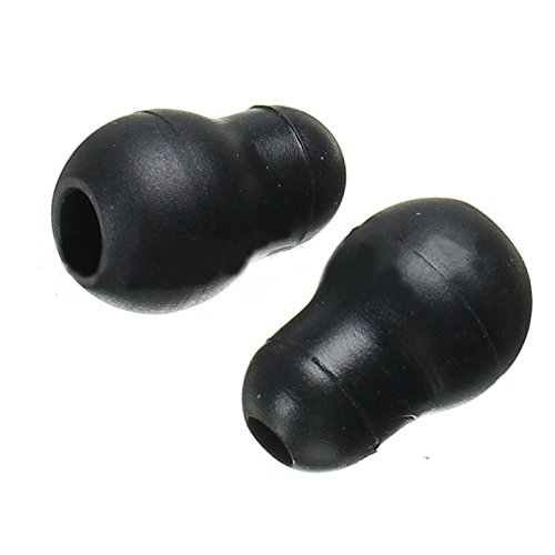 10 Stück, Schwarz Silikon weichen Ohrstöpsel für Littmann Stethoskop