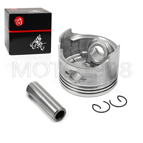 Moto1988 Piston & Ring Ang Gasket For Ezgo Txt 4 Cycle Gas Golf Cart 295Cc Mci Fuji Robin Engine 1991-2008 Oem 26607-G01 26608-G01 4570 Standard #TOP1