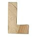 RAYHER 6214400Â 5X1Â cm Wooden LettersÂ â€“Â L