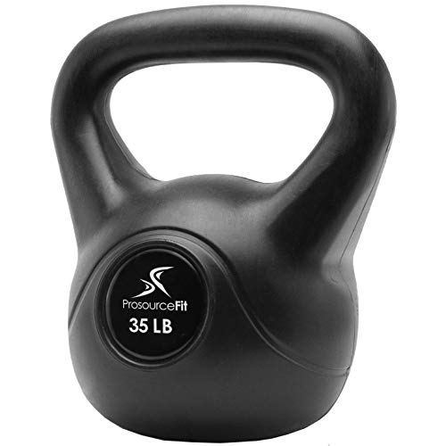 Image of ProsourceFit Vinyl Plastic Kettlebell from 10, 15, 20, 25, 30 and 35 lbs