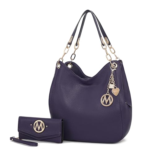 Image of MKF Collection Hobo Bag for Women & Wristlet Wallet, Vegan Leather Shoulder Bag Handbag Purse by Mia K.