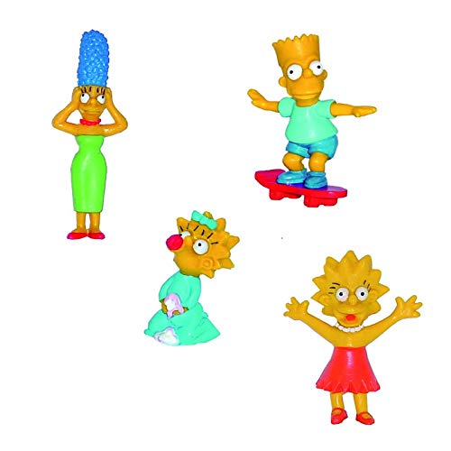 Comansi The Simpsons - Figuren Set 4'er Marge Bart Lisa Maggi 6-9cm
