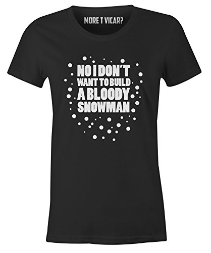 T-shirt slogan manches courtes femme noir en coton taille S