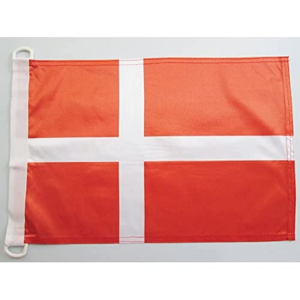 AZ FLAG Bandera Nautica de España Sin Armas 45x30 cm - Pabellón de Conveniencia Española Sin Escudo 30 x 45 Cm, Bandera de Barco con anillas — view 6