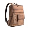 VELEZ Tan Full Grain Leather Messenger Bag + Top Grain Leather Backpack For Men