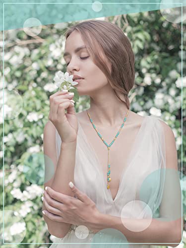 Estune 6 Pieces Gold Layered Necklaces for Women Boho Long Chain Tassels Choker Map Coin Bar Crescent Moon Necklace2