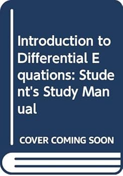 Paperback Introduction to Differential Equations: Student's Study Manual Book