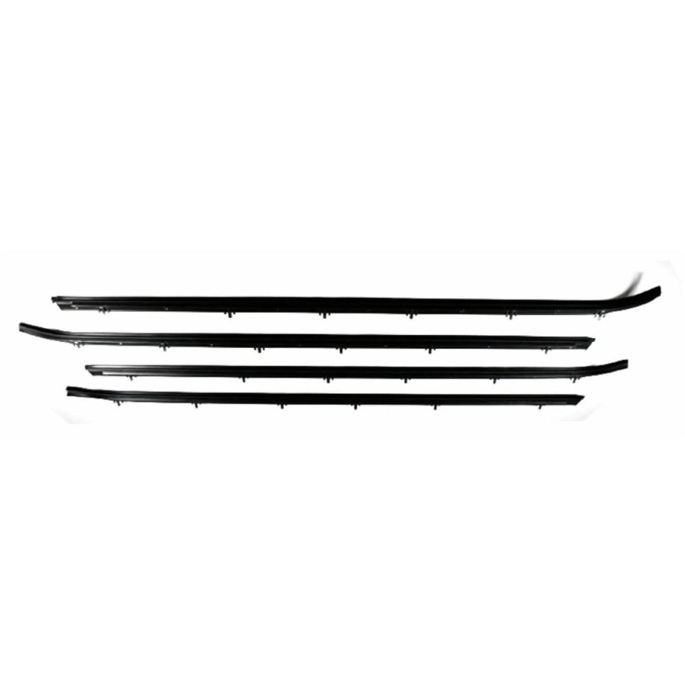 Wajir Window Sweeps Felts Weatherstrip Seals Kit Set of 4 for Ford for Bronco II 1989-1990 for Ranger 1989-1992 Left Right WJR1417