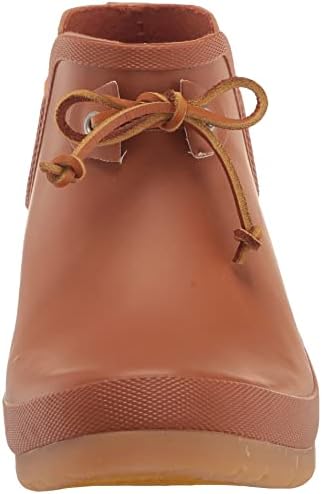 Chooka Womens Classic Tie Waterproof Bootie Rain, Cognac, 11 US | Image 1