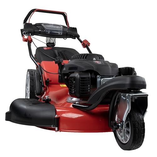 Güde 554.2 R Big Wheeler Trike Rasenmäher - 4-Takt Motor, 196 Kubikzentimeter Hubraum, 3,7 Kilowatt, 5 PS, 55 Zentimeter Schnittbreite, 6-fache Schnitthöhenverstellung, Hinterradantrieb, Stahlchassis