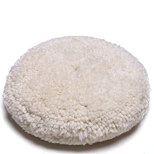 Sisha-A 7" Double Sided Wool Polishing & Buffing Pads with M16 Thread Hole