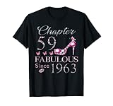 Photo Gallery 59° compleanno capitolo 59 favoloso dal 1963 maglietta Photo Gallery 59° compleanno capitolo 59 favoloso dal 1963 maglietta