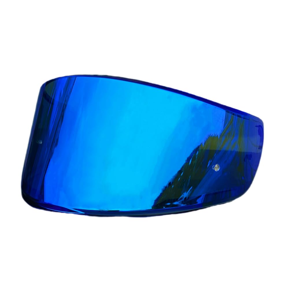 FF801 Motorcycle Helmet Shields Lens for LS2 FF397 Visor Replacement Sunscreen Windproof Cascos Accessories (Revo Deep Blue-day use only)