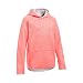Under Armour Girls' Armour Fleece Novelty Jumbo Logo Hoodie, After Burn/Glacier Gray, Youth Medium
