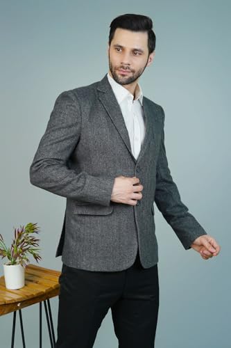 Image of WINTAGE Mens Tweed Wool Blazer