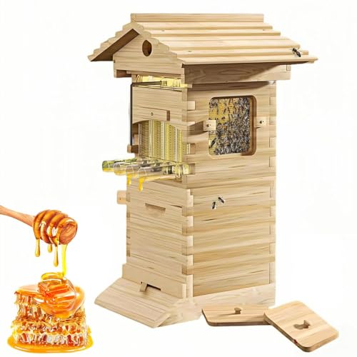 Boîte à abeilles automatique kit de ruche auto-fluide pour récolte sans piqûre