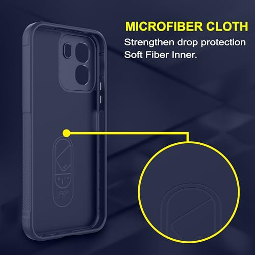 Image of Zapcase Back Case Cover for Oppo A6x 5G | Compatible for Oppo A6x 5G Back Cover | Liquid Silicon Magic Case with Camera Protection | Sapphire