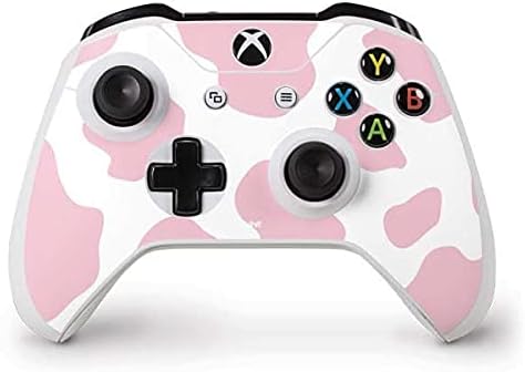 Skinit Decal Gaming Skin Compatible with Xbox One S Controller - Officially Licensed Originally Designed Pink Cow Print Design