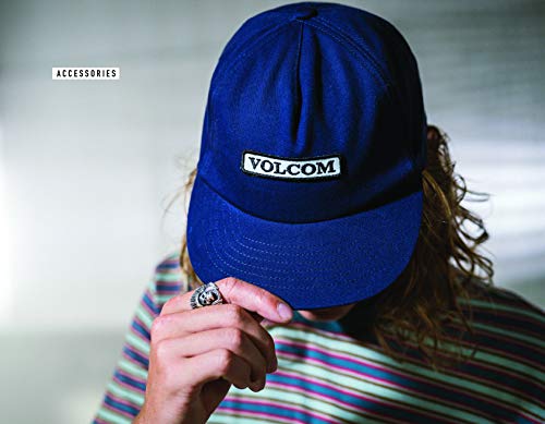 Image of Volcom Men's Snapback Hat - 6-Panel Twill Flat Brim Cap Adjustable Snap Closure