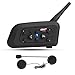 EJEAS V6 Interfono Moto Bluetooth 1200 m Interfono in Tempo Reale Auricolare Casco Moto 6 Motociclisti Riduzione del rumore DSP Impermeabilità