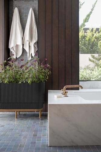 Image of Veradek Demi Series Raised Long Planter - Wide Planter with Stand