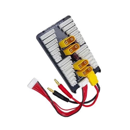 Placa de carga paralela XT90 para 4 baterías Lipo de 2S a 8S 3