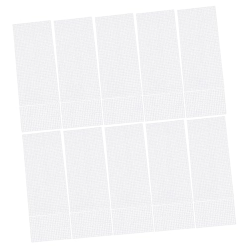 OSALADI 10pcs Crochet Bag Making Plates DIY Plastic Sheets for Handbag Weaving Easy to Use Crafting Material for Handmade Bags and for and Relaxation