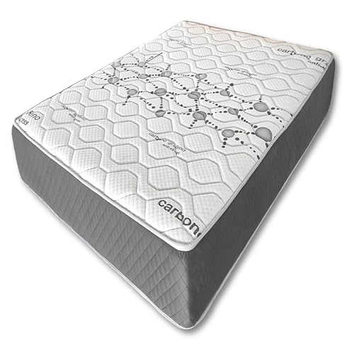 DESCANSIN - Colchón Viscoelástico Anti-Stress | Colchón Firmeza Muy Alta para Dolores Espalda | Colchón Premium 30cm Cama Alta | Colchón Cama Matrimonial o Individual | Fabricado en España (150x190)