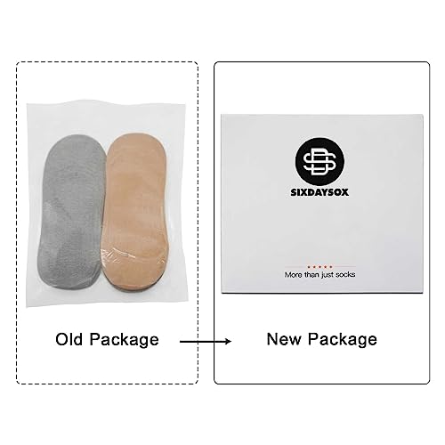 Sixdaysox No Show Socks For Women 5 Pack Ultra Low Cut Liner Socks With Non-Slip Heel Grips Size 9-11(Black,Nude,Gray) #TOP6