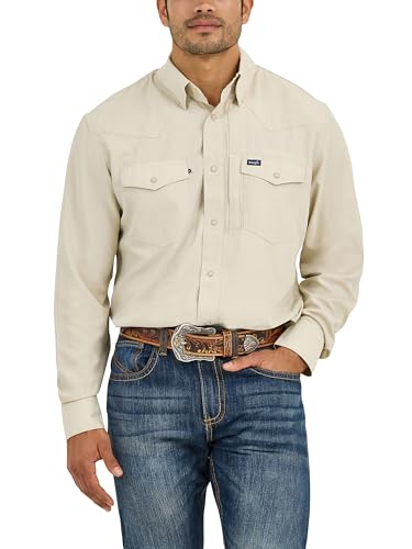 Wrangler 112323744 Mens Black Performance Shirt