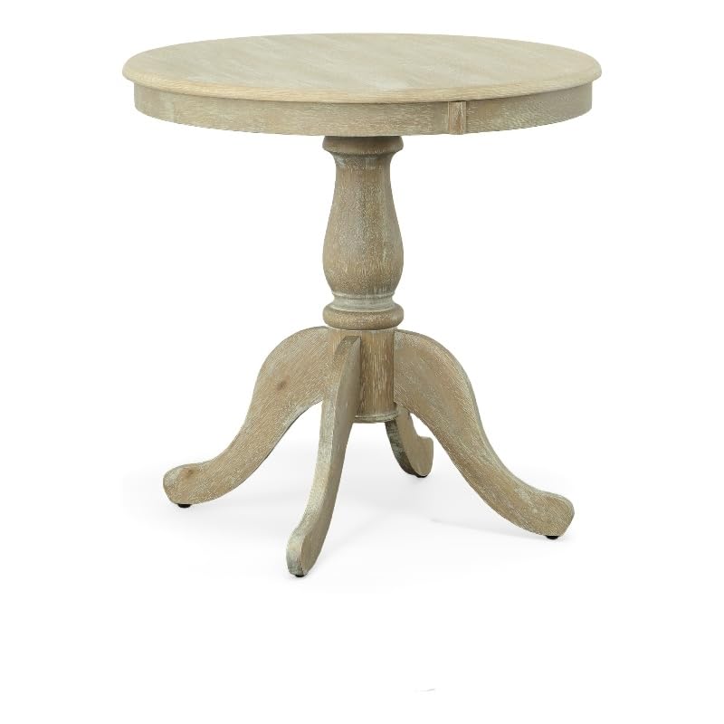 Fairview 30" Round Pedestal Dining Table in Natural Driftwood