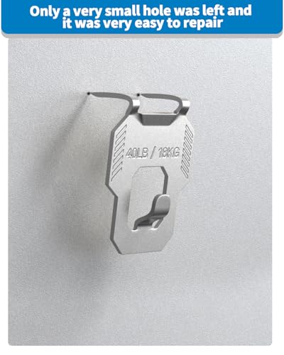 Image of LZC 20Pcs Claw Drywall Picture Hanger: Wall Hooks for Hanging Picture Mirror Photo Poster Kit - No Damage Heavy Duty Wall Hanger for Room Office Decor Easy Tool-Free Nail-Free Holds Up to 40Lbs
