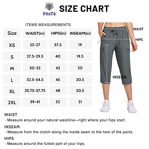 FitsT4 - Pantaloni da trekking da donna, leggeri