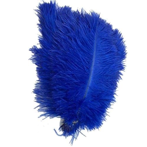 Plumes d'autruche azur pour fabriquer vos centres de table de mariage et décors de fête