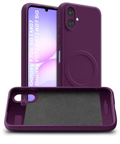 Image of WOW IMAGINE Back Case Cover for M17e 5G | F70e 5G | M07 | F07 | A07 5G | Soft Matte Silicone Case| Slim Fit & Shockproof | Camera Protection Bumper Cover (Black)