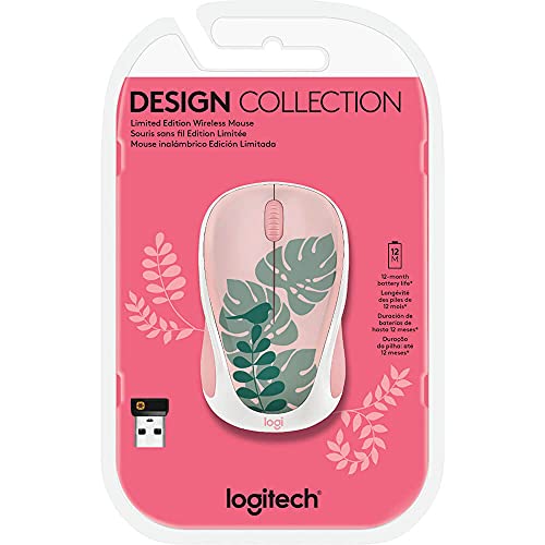 Image of Logitech - Design Collection Limited Edition Wireless Compact Mouse with Colorful Designs - Chirpy Bird